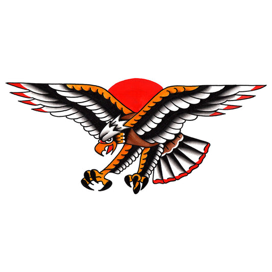 Chest Eagle Temporary Tattoo - 3" x 6.5”