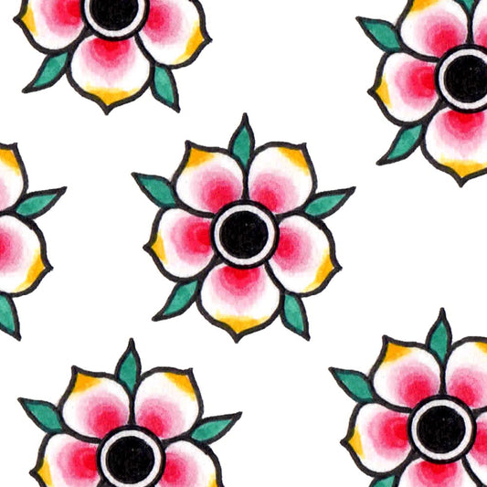 Cherry Blossom Temporary Tattoo - 1.5" x 1.5”