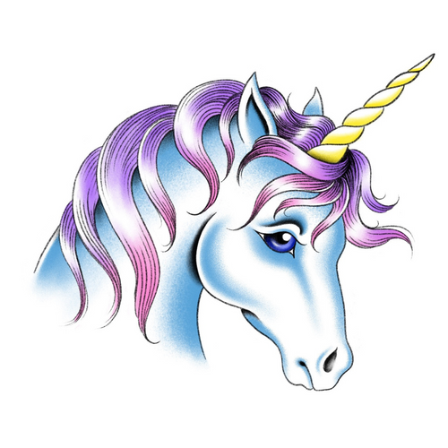 Unicorn in Blue - Dimensions - 3