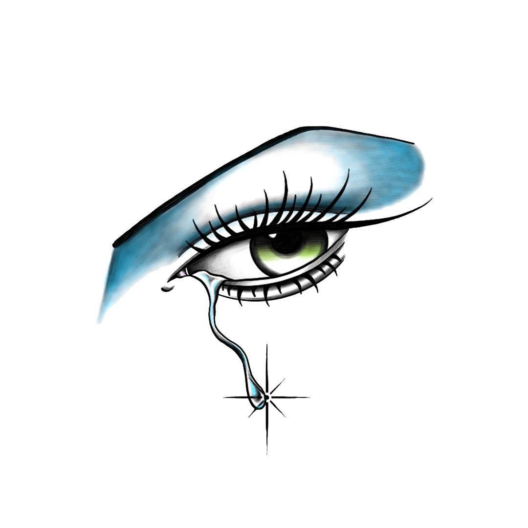 Sinner's Gaze - 2.5" x 3”