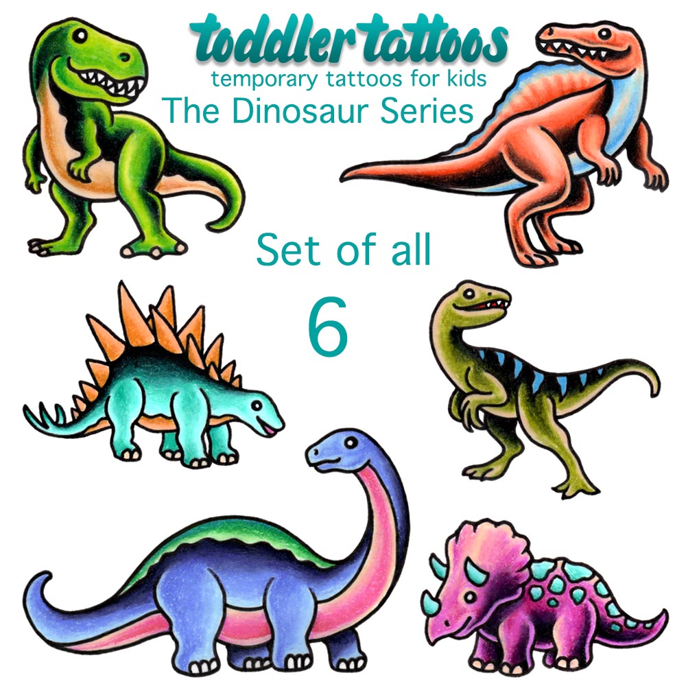 Tazimi 40 PCS 3D Dinosaur Temporary Tattoos for Kids -Dinosaur Waterproof  Tattoo for Boys Dinosaur Tattoos Birthday Party Favors for Boys and Girls  Dinosaur Party Decoration