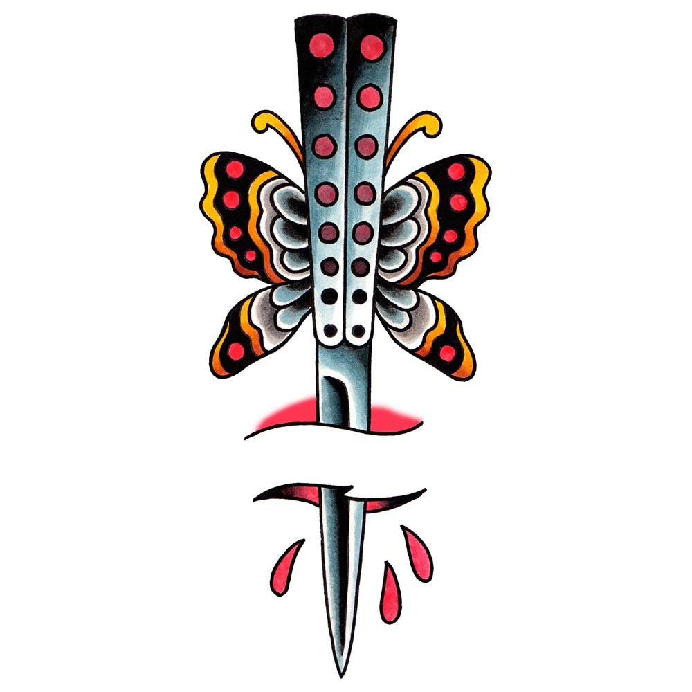 150 Sharp Dagger Tattoo Designs  Traditional Knife Tattoo
