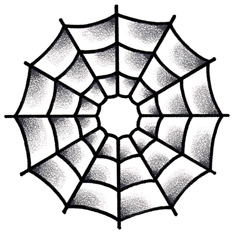 Spider Web Temporary Tattoo - 2.5