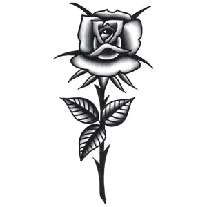 Rose Temporary Tattoo - 1.5" x 3”