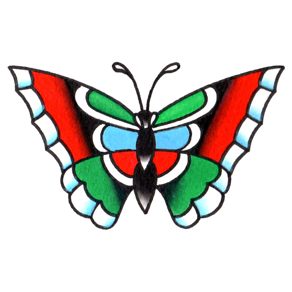 Butterfly Temporary Tattoo - 2” x 3”