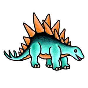 Stegosaurus - The Dinosaur Series - 2" x 3"