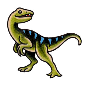 Velociraptor - The Dinosaur Series - 2.5" x 2.5"